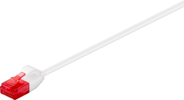 Latiguillo RJ45 Cat6 UTP CU SLIM 0,15m BLANCO