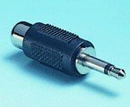 Adaptador JACK 3,5 Macho Mono a RCA Hembra  13.470