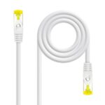 Latiguillo RJ45 Cat6a S/FTP CU LSZH 0,5m BLANCO NANOCABLE