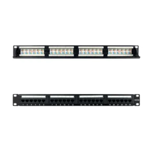 Panel Parcheo CAT6a 24P 19" UTP NANOCABLE