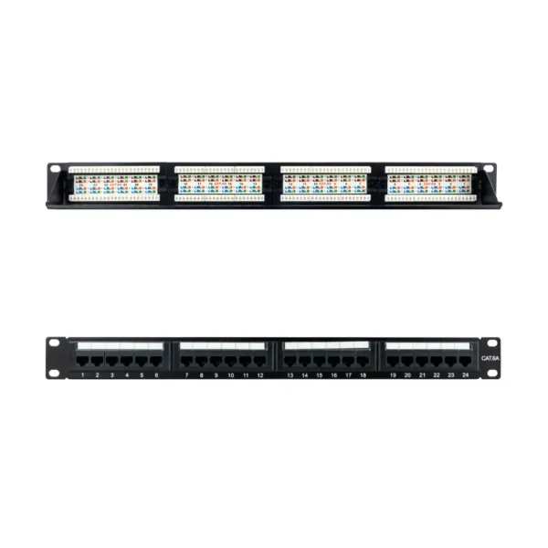 Panel Parcheo CAT6a 24P 19" UTP NANOCABLE