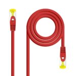 Latiguillo RJ45 Cat6a S/FTP CU LSZH 1m ROJO NANOCABLE