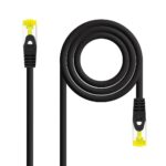 Latiguillo RJ45 Cat6a S/FTP CU LSZH 2m NEGRO NANOCABLE
