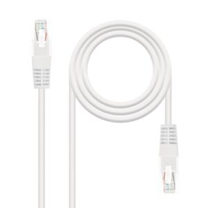 Latiguillo RJ45 Cat6a UTP CU LSZH 0,25m BLANCO NANOCABLE
