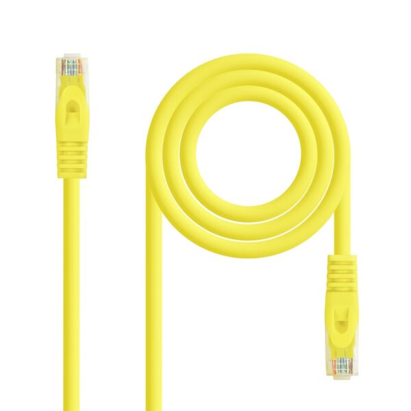 Latiguillo RJ45 Cat6a UTP CU LSZH 0,5m AMARILLO