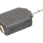 Adaptador JACK 3.5 Macho Mono a 2JACK 6.3 Hembr Mono