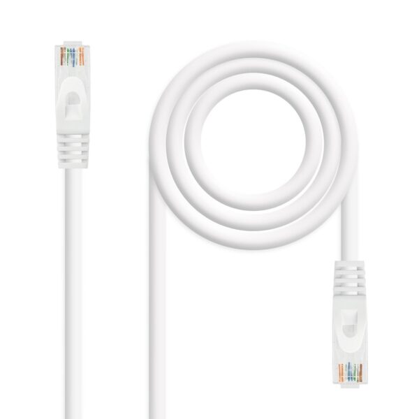 Latiguillo RJ45 Cat6a UTP CU LSZH 3m BLANCO NANOCABLE