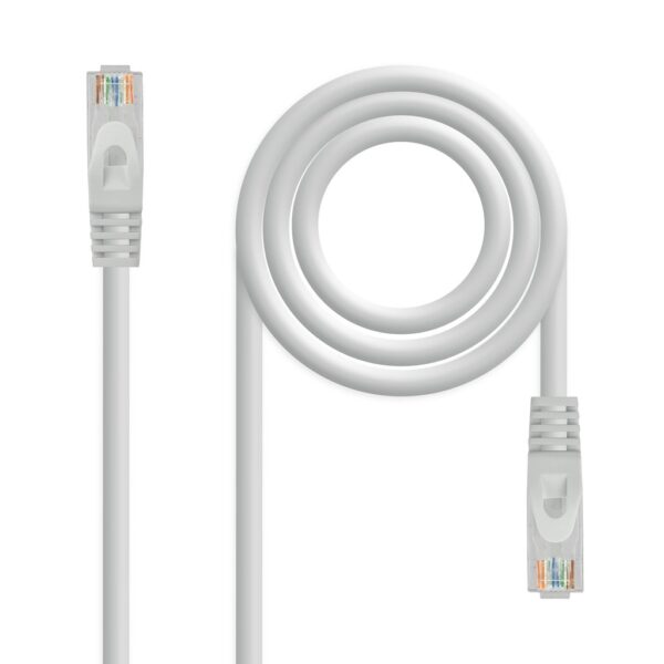 Latiguillo RJ45 Cat6a UTP CU LSZH 7m GRIS NANOCABLE