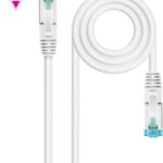 Latiguillo RJ45 Cat7 S/FTP CU 0,50m BLANCO NANOCABLE