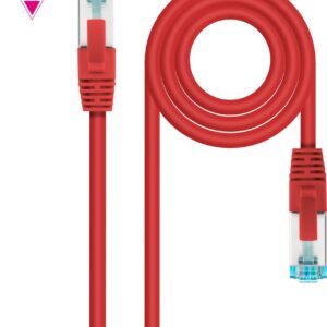 Latiguillo RJ45 Cat7 S/FTP CU 2m ROJO NANOCABLE