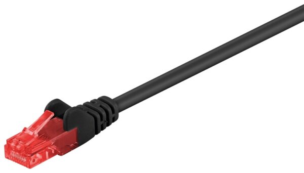 Latiguillo RJ45 UTP Cat6  NEGRO 3m