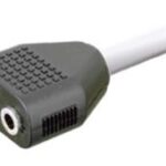 Adaptador JACK 6.3 Macho Mono a 2Jack 3.5 Hembr ST