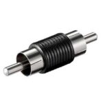 Adaptador RCA Macho a RCA Macho Recto  13.670