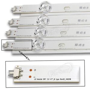 Tiras LED TV Kit de 8 Tiras led TV led LG  AGF78400901