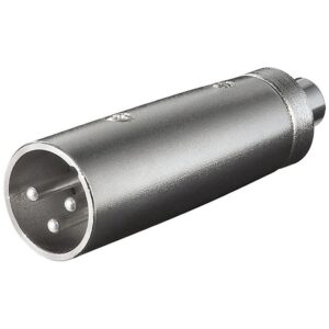 Adaptador XLR Macho 3Pin a  RCA Hembra