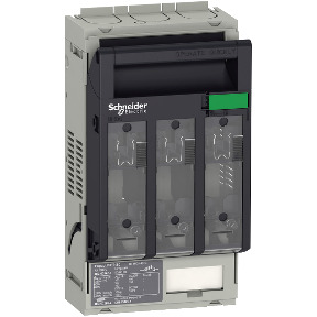 fuse switch disconnector, Fupact ISFT160, 160 A, DIN NH00, 3 poles, backplate mounting, M8 terminals ref. LV480801 Schneider Ele